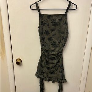 Thorn & Fable Women’s Dress Green/Black New Size S